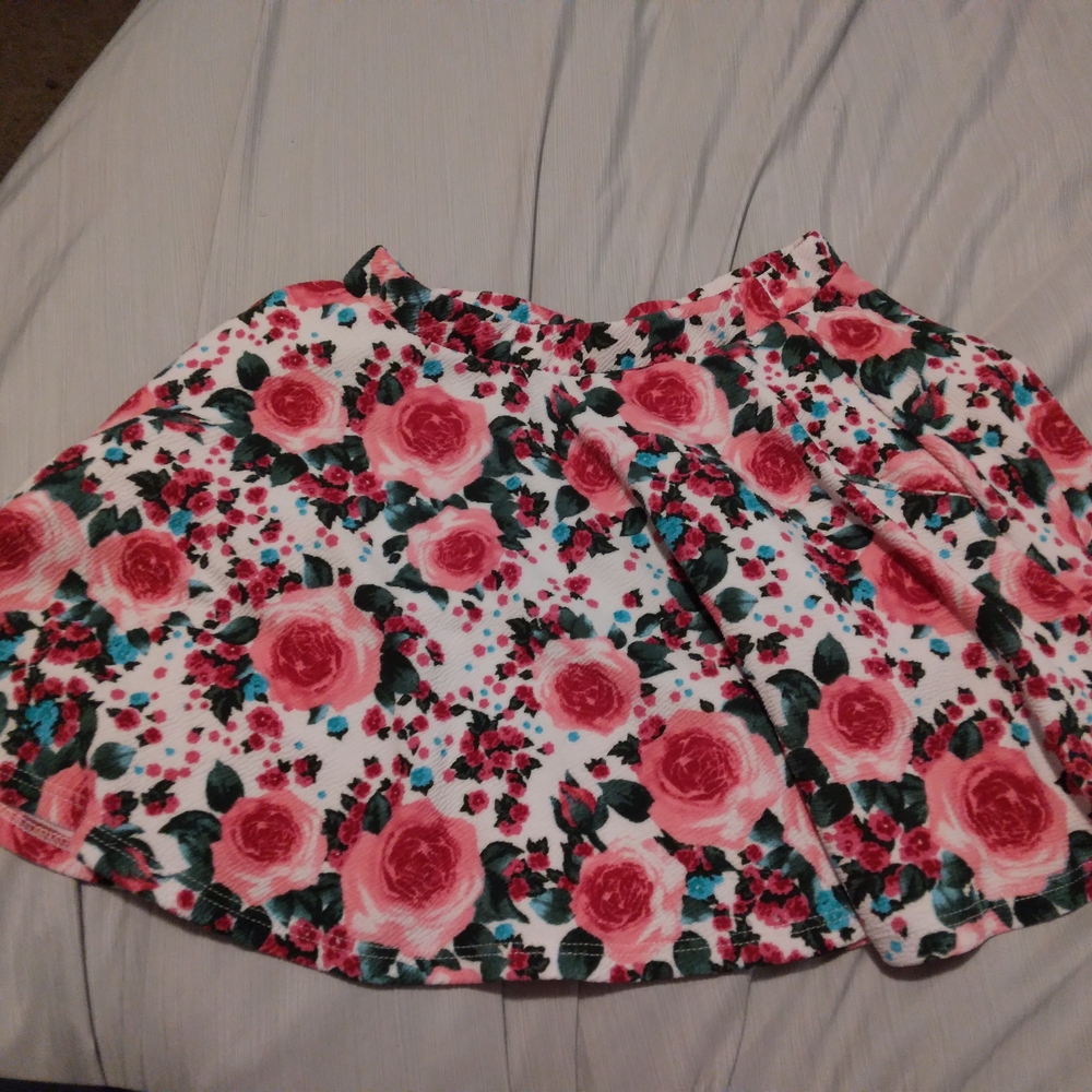 Floral Pink Skirt